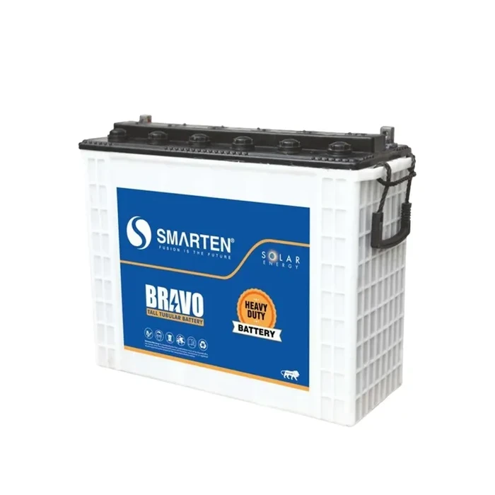 Smarten Bravo Series 12V Tall Tubular Heavy-Duty Inverter & Solar Deep-Cycle Battery (150Ah / 160Ah / 220Ah) | BRTT1500 / BRTT1600 / BRTT2200