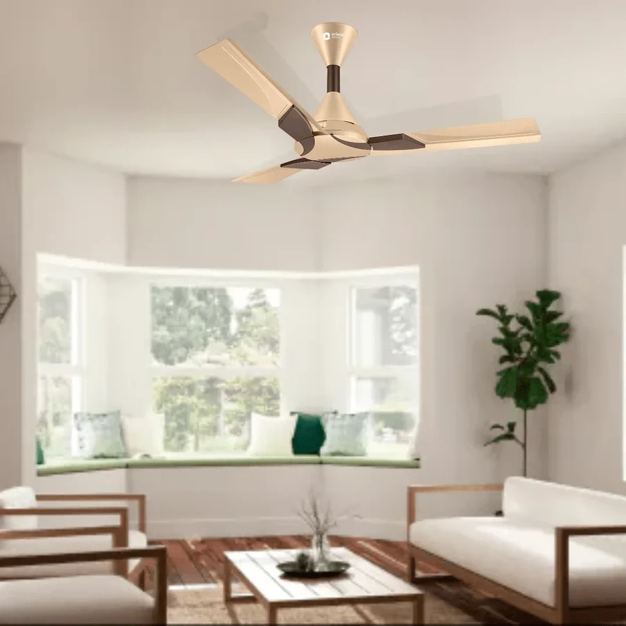 Orient 1200mm Premium Ceiling Fan | Massive 8122 CMM Industrial-Strength Airflow | High-Grade Aluminium Blades Luxury Metallic Matt Finish | Wendy