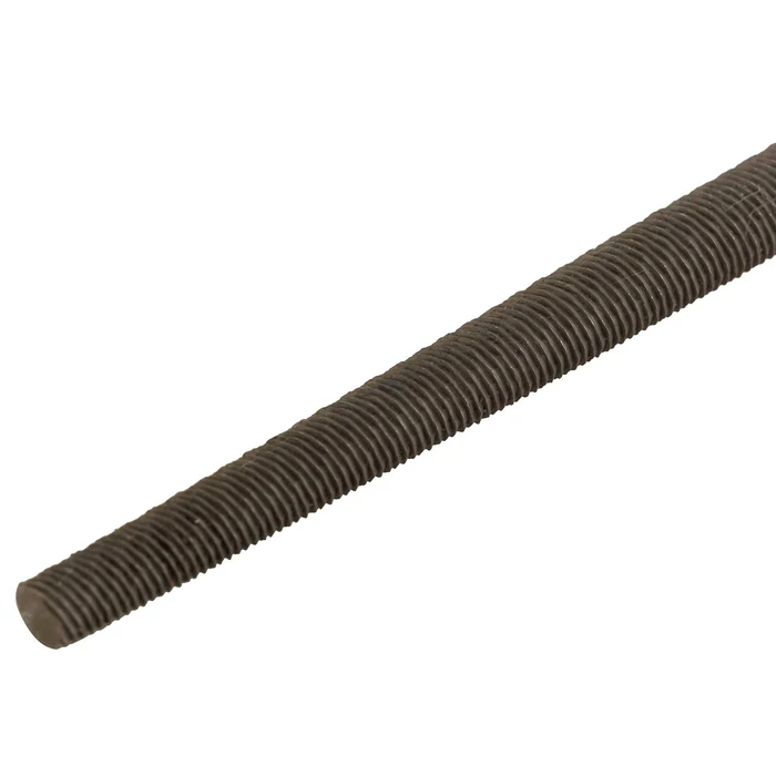 BLACK+DECKER 200mm (8") High-Carbon Steel Round Second-Cut File | Ergonomic Anti-Slip Grip Internal Contour & Bore Deburring Tool | BDHT22145