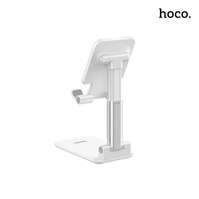 Hoco PH29A Carry Folding Desktop Stand | 120° Dual-Shaft Angular Matrix | Non-Slip Silicone Cushion Shield | White & Black Options