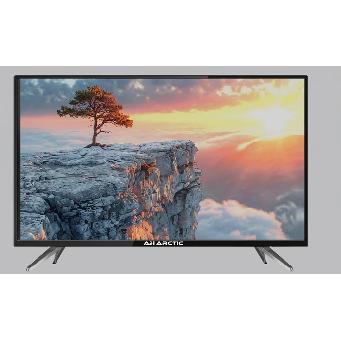 Akaritek 32-Inch HD Smart LED TV (Wi-Fi, Screen Mirroring) | Slim Bezel Design with Built-In Apps, Stereo Sound & HDMI/USB | Model AK-32AST