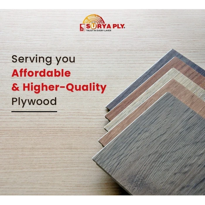 Surya ISI-Marked BWP Grade Poplar Wood Commercial Plywood & Board