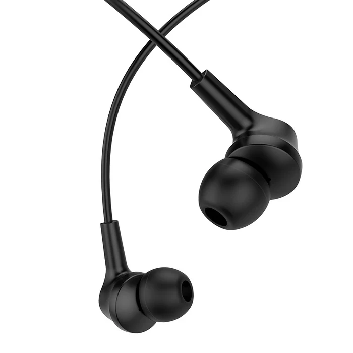 HOCO DAINTINESS Universal Wired Earphone with Mic | 10mm Driver | Black, White Finish | M50