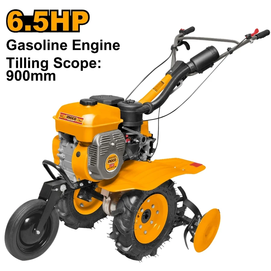 INGCO 6.5HP Gasoline Tiller | 900mm Scope | GC6101