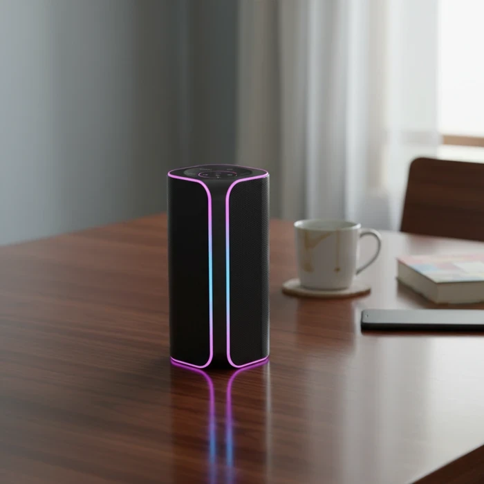 Yasuda 5.25"x2 Dual Woofer Portable Bluetooth Speaker | 5200mAh Lithium Battery Dynamic LED Light Audio | USB TF Card Remote Control Speaker | YS-5TF2