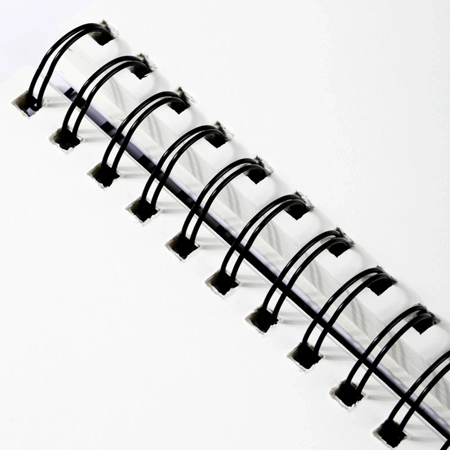 Deli Finenolo A4 Professional Sketchbook (160gsm, 60 Sheets) | Fine Texture Heavyweight Paper with Spiral Binding & Hard Backing | EC276