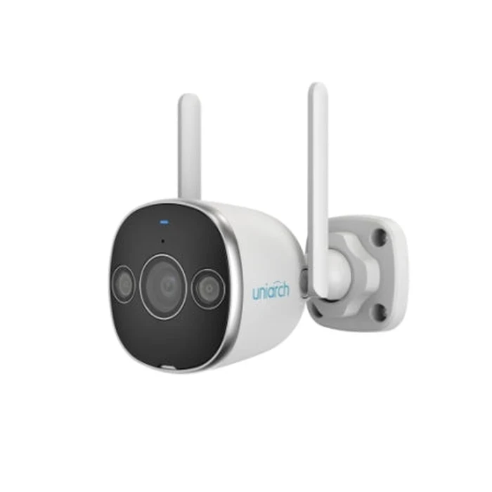 Uniarch 3MP Outdoor Bullet Wi-Fi Security Camera with Dual Light Warm Night Vision, IP67 Weatherproofing, Ultra Motion Detection & 2-Way Audio | Model No. UHO-B2D-M3F4D