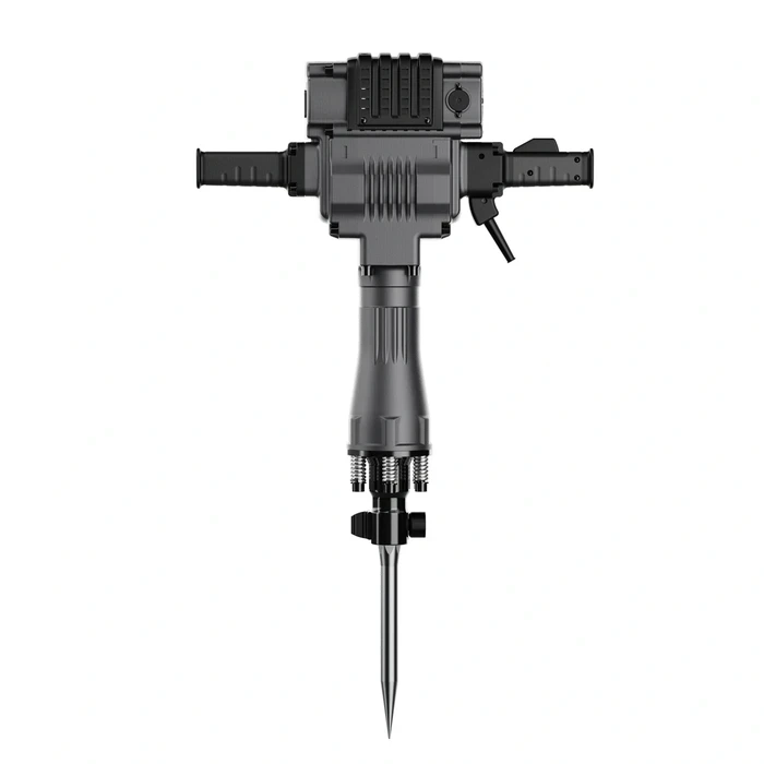 Deli Tools 2100W Heavy Duty Demolition Breaker | 85J Impact Energy 22.5kg Industrial Jackhammer with 65mm Cylinder, SDS-HEX Chuck & BMC Case | EDE-DG30-1E