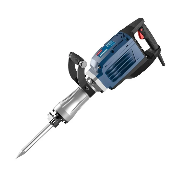 Dongcheng PH65 Heavy Duty Industrial Percussion Demolition Hammer 1600W | 48J Impact Energy & 1,400 BPM HEX 30mm Concrete Breaking Station | DZG06-15