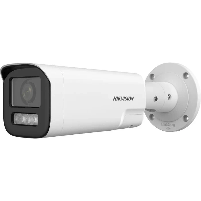 Hikvision 4MP Motorized Varifocal Bullet IP Camera | 2.8-12mm Remote Zoom Human/Vehicle Detection H.265+ CCTV | 120 dB True WDR Two-Way Audio Flashing Light Deterrence 512GB SD Slot | IP67 Outdoor | D