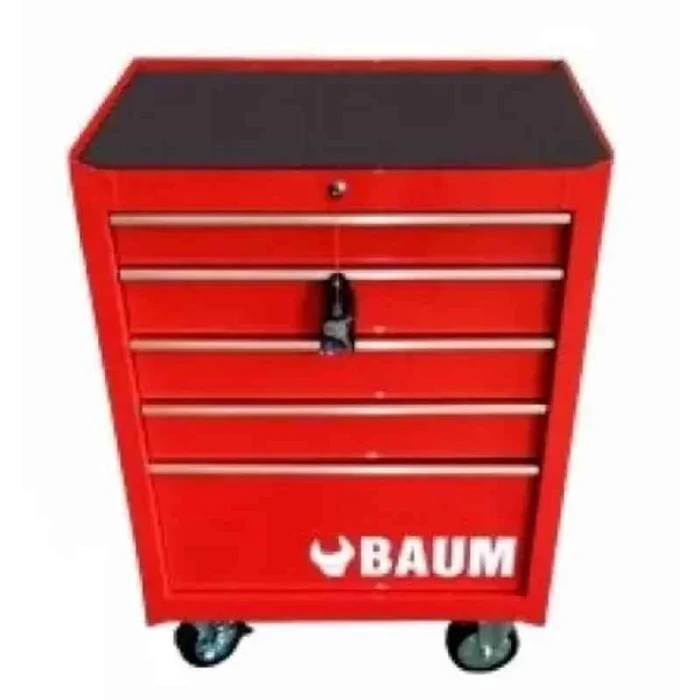 Baum Heavy Duty Steel 5 & 7 Drawer Tool Trolley | 1mm Thick Sheet Mobile Roller Cabinet | Mechanical Garage Workshop Organizer | Art-TT02