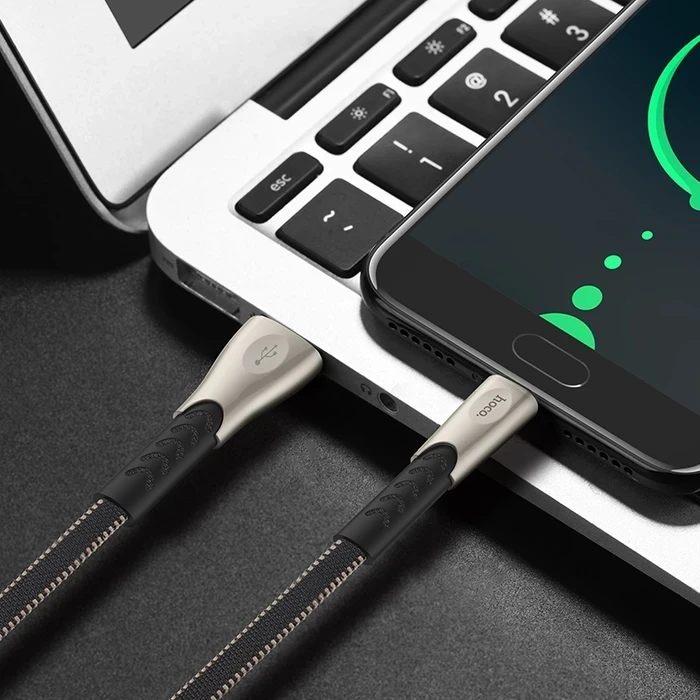 HOCO Superior Speed Charging Data Cable | Type-C High-Fidelity Connectivity Logic | 2.4A Power Matrix | U48