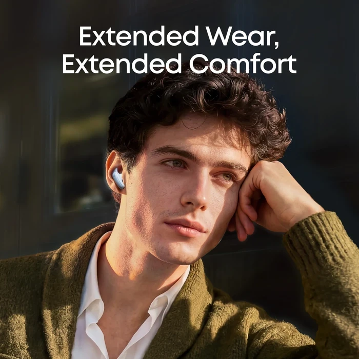 Anker Soundcore Liberty Buds Semi-In-Ear TWS Earbuds | Adaptive ANC, Real-Time AI Translation (100+ Languages) & 3D Spatial Audio | White