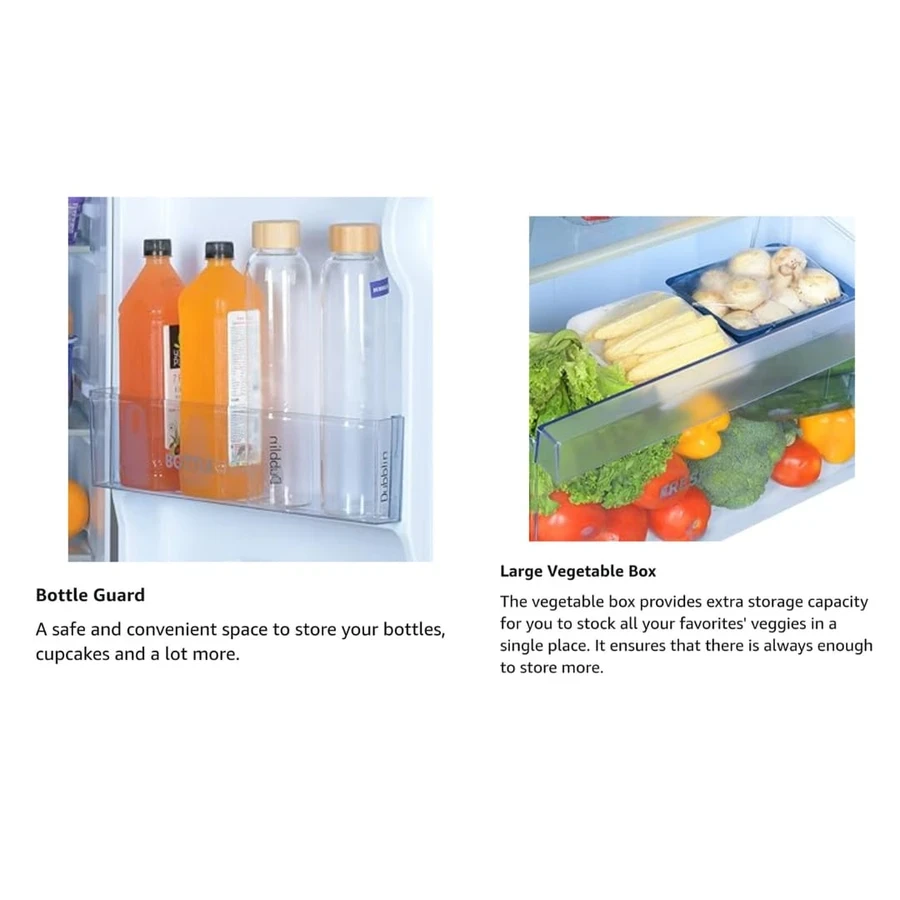 Yasuda Single Door Refrigerator | A++ Elite Energy Saving with R600a Eco Gas | Toughened Glass Shelves & Transparent Freezer | Premium Burgundy Red PCM Clean Back | YHDC BRN Series (180L / 200L)