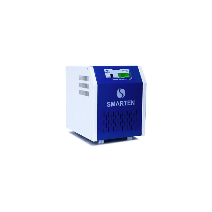 Smarten Bravo Series 5.5 kVA (5500VA) 96V Pure Sine Wave Heavy-Duty Commercial UPS Inverter with LCD Display, 90V Low-Voltage Charging & Phase-to-Phase Protection | BRAVO 5500 / 96V