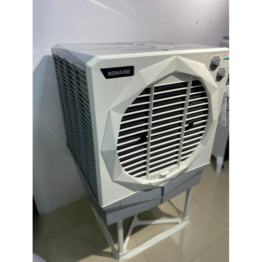 Bonaire JUMBO 65+ Desert Air Cooler | 65L Large Capacity Tank | High-Density Honeycomb Pads | 170W Low Power Consumption | Fully Closable Louvers & +Air Fan for Rooms up to 35m2