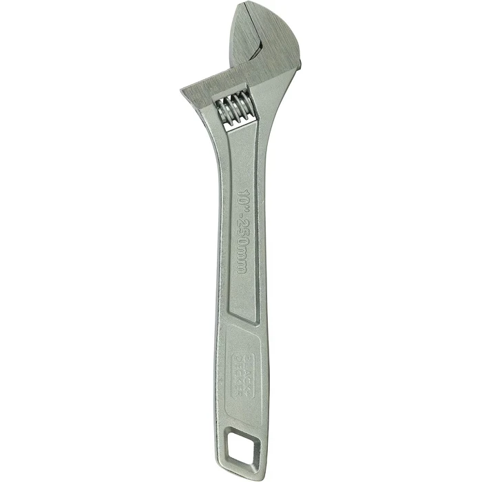 BLACK+DECKER 3-Piece Alloy Steel & Chrome Vanadium Adjustable Wrench Set (150mm, 200mm, 250mm) | Heavy-Duty Mechanical & Plumbing Shifting Spanner Kit | BDHT81590 / BDHT81591 / BDHT81592