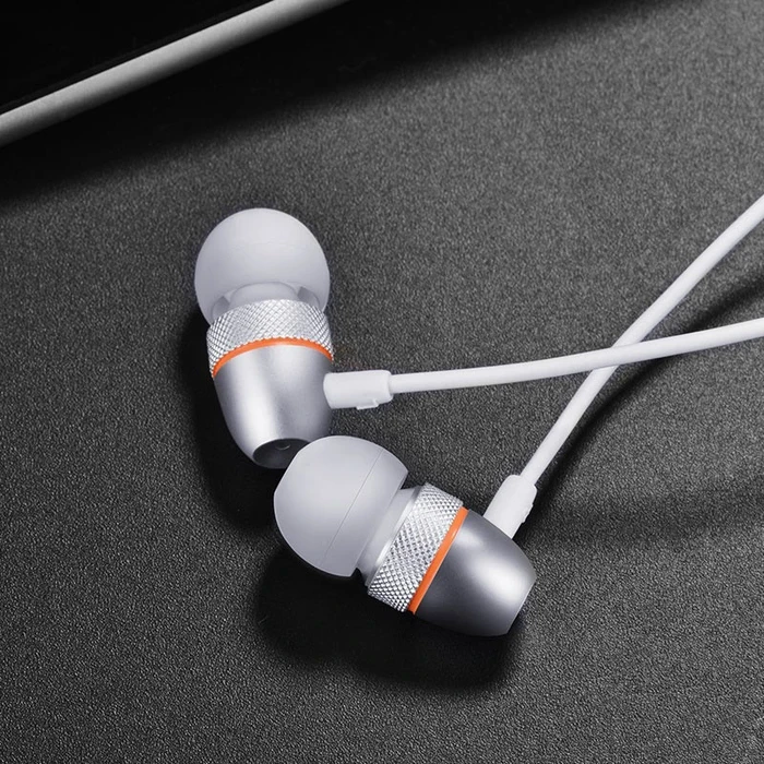 HOCO MAGNIFICENT Universal Wired Earphones with Mic | 10mm Driver | Black, Red, Silver Finish | M59