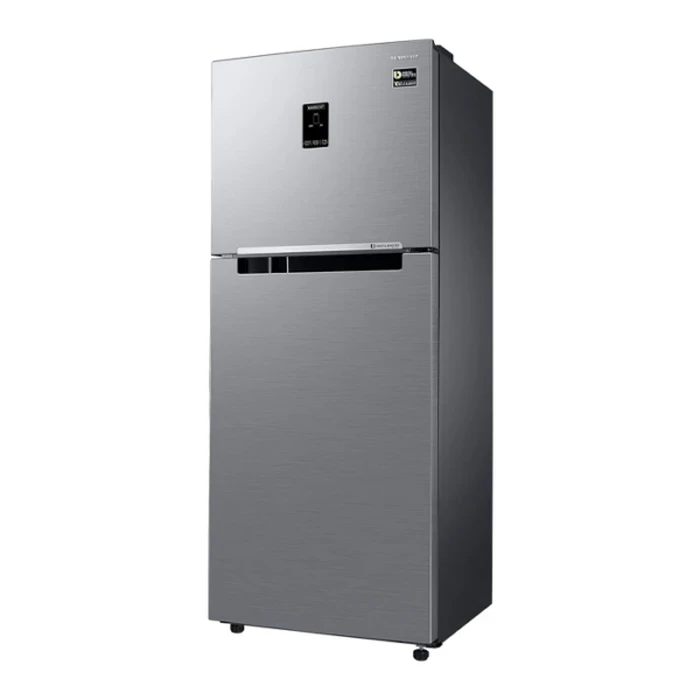 Samsung 394L RT39C5531S8/IM Double Door Refrigerator | Twin Cooling Plus 5-in-1 Convertible Digital Inverter CoolPack Digital Display Inox Silver
