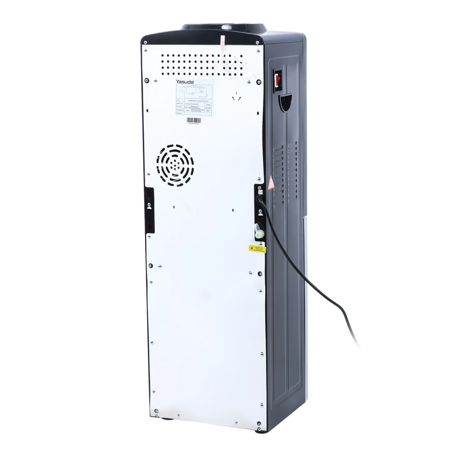 Yasuda Hot & Normal Stand Water Dispenser | 500W Stainless Steel Tank Matrix | Integrated Storage Cabinet & Over-Current Protection | YS-HN23SC