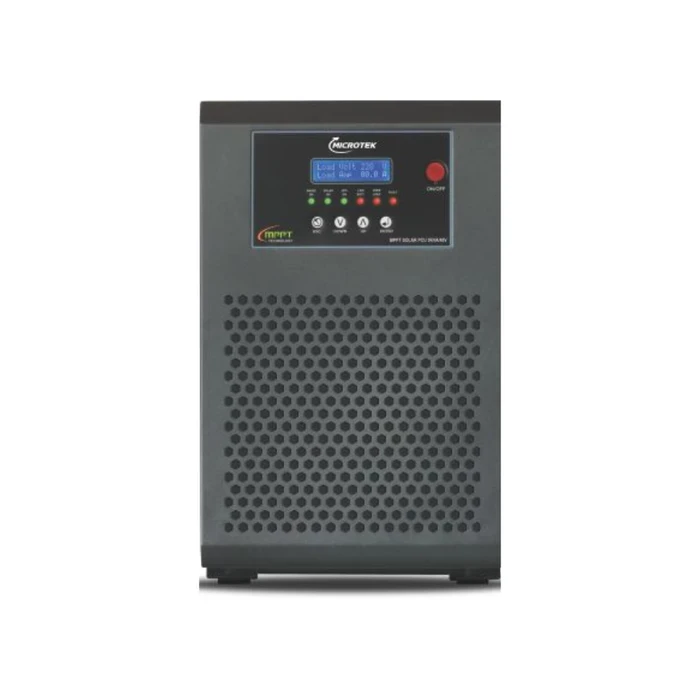 Microtek 5000VA 48V Pure Sine Wave Heavy Duty Hybrid Solar PCU Inverter | True MPPT 30% Extra Energy Generation with Smart Real-Time Clock & LCD | SOLAR PCU TRUE MPPT 5KVA/48V