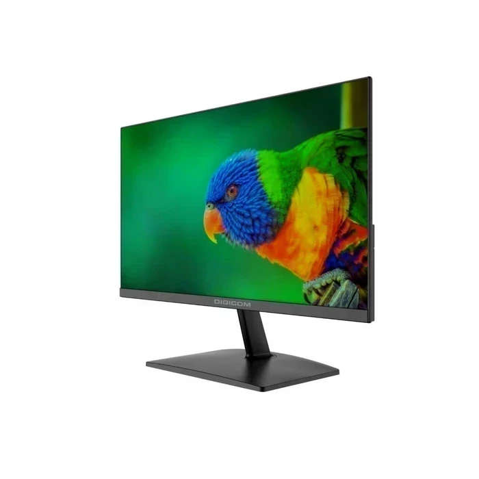 Digicom DG-M22R3 22" LED FHD Borderless Monitor | 100Hz Refresh Rate Logic | VA Panel 3000:1 Contrast | Dual 2W Speakers