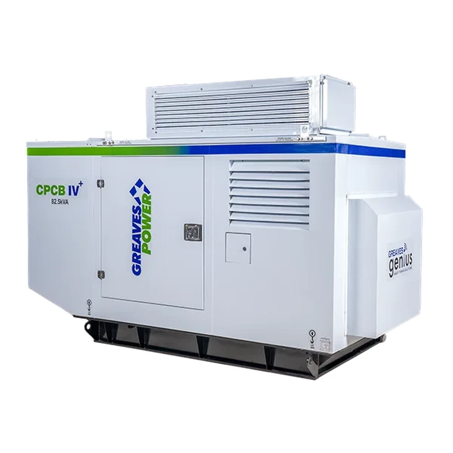 Greaves Prime Diesel Generator | 40 kVA to 100 kVA | Three Phase | Stamford Alternator | Acoustic Enclosure
