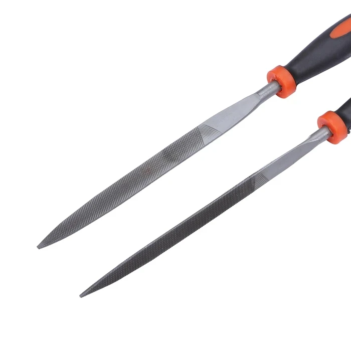 BLACK+DECKER 6-Piece Precision Alloy Steel Needle File Set | Ergonomic Anti-Slip Grip Jewelry & Craft Deburring Kit | BDHT22148