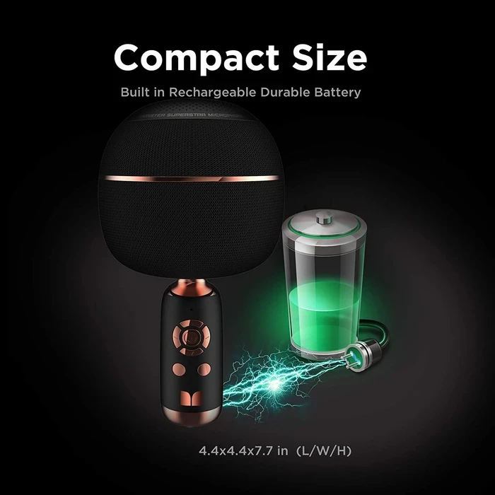 Monster Karaoke Microphone | 26W Stereo Power | All-In-One Design | M97