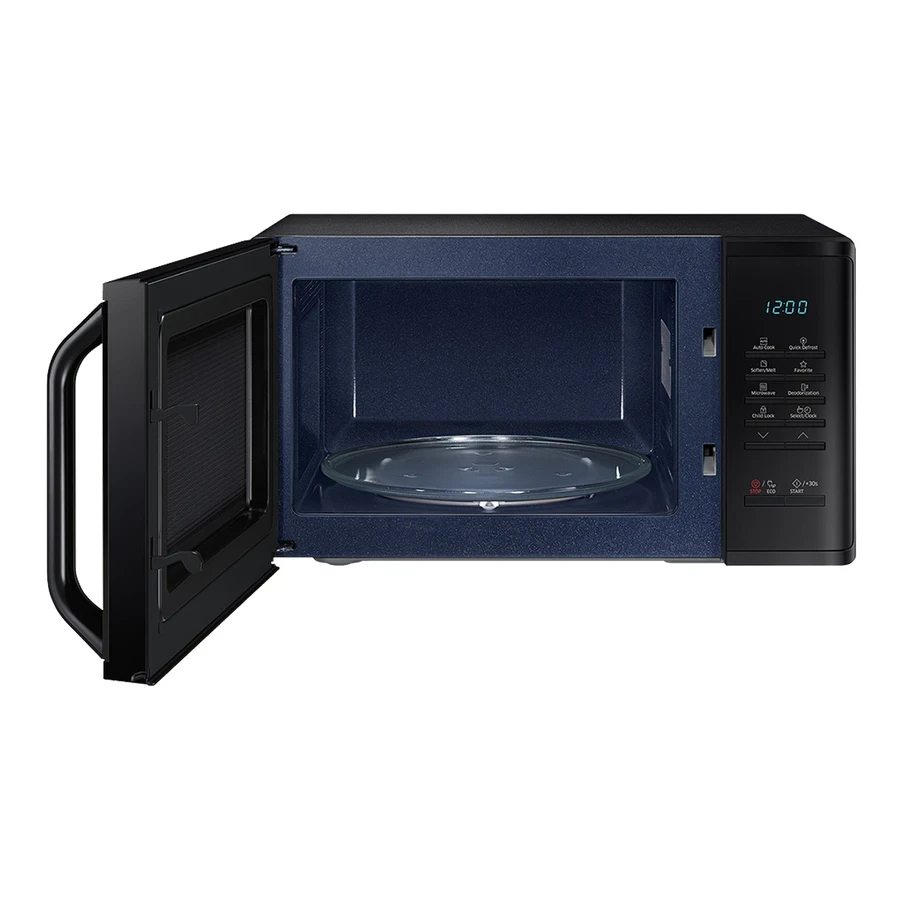 Samsung 23 Litre Solo Microwave Oven | Ceramic Enamel Cavity | Quick Defrost & Various Auto Cook Menus | ECO Mode Power Saving | MS23A3513AK/IM