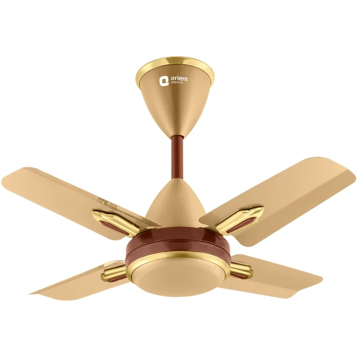 Orient Quasar Ornamental 600mm Decorative Ceiling Fan | 850 RPM High-Speed 4-Blade Air Thrust | 55W Premium Silent Motor Advanced Lacquer Finish