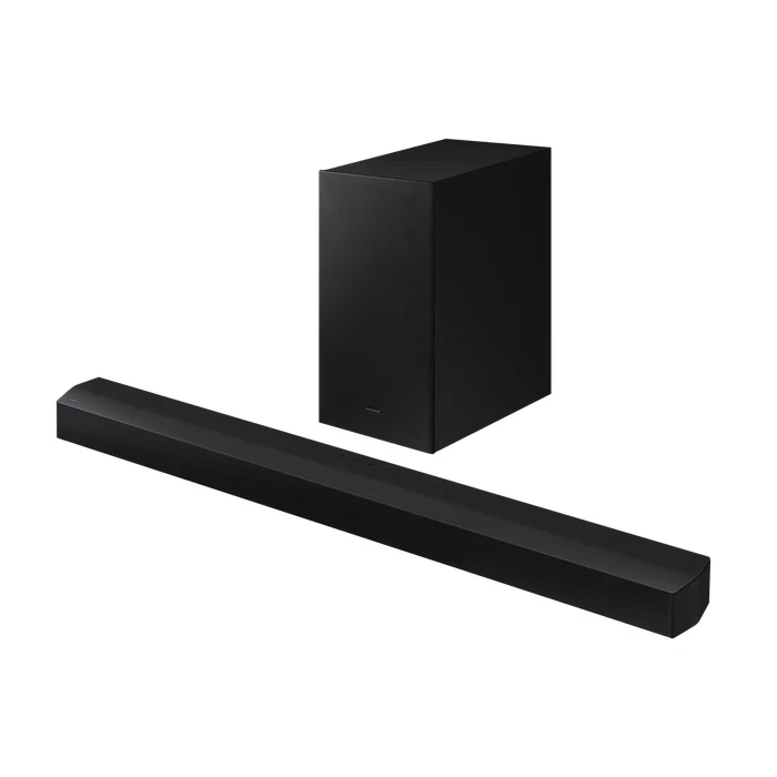 Samsung 300W HW-B450F/XL (HW-B450) 2.1Ch Soundbar | Wireless Subwoofer Bass Boost Adaptive Sound Lite Dolby 2Ch Bluetooth Optical In