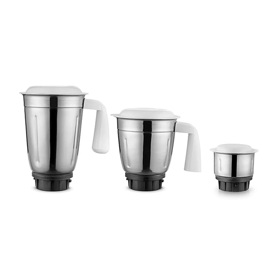 Orient Aquilla 500W Heavy-Duty Mixer Grinder | 1.5L Capacity Food Prep System with Stainless Steel Blades, Multi-Speed Knob Control & Overload Protection (Gray)
