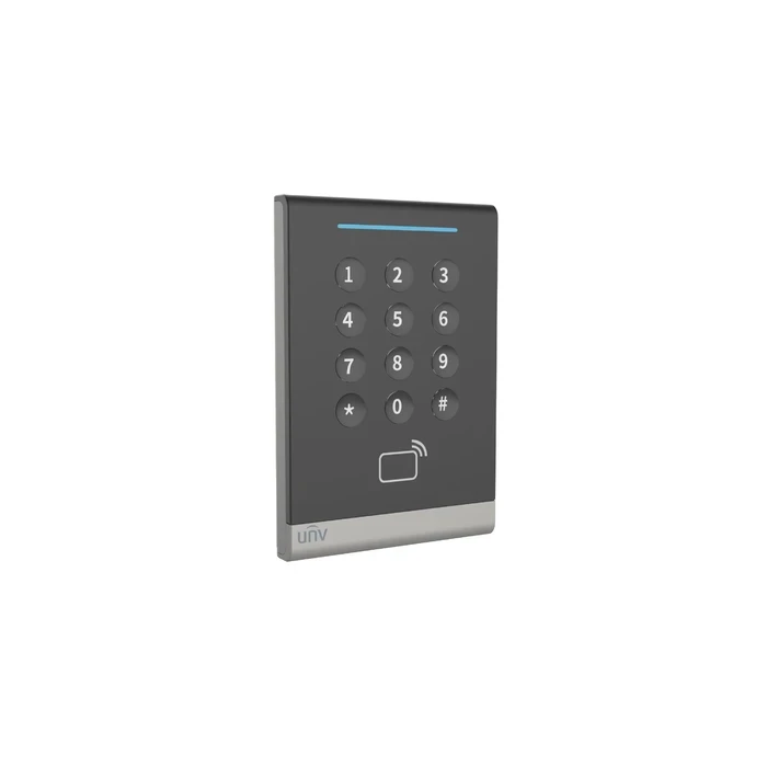 UNV Wall Mount Mifare 13.56MHz Card Reader with Keypad, Wiegand & RS485 Interfaces, IP65 Weatherproofing & Built-in Buzzer | Model No. OEC-R3H-MK