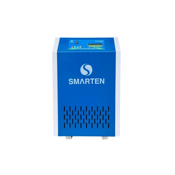 Smarten Superb Series 5500VA (5.5 kVA) 48V Pure Sine Wave Heavy-Duty Commercial Solar PCU with 30% Boost MPPT, Bypass Switch, Triple MCB & Zero-Volt Recovery | SUPERB MPPT 5500