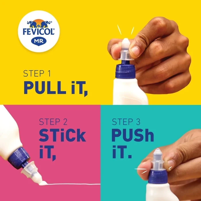 Pidilite Fevicol MR Synthetic White Resin Adhesive & Wood Glue Range (20g Tube to 1 Kg Paste Variants)