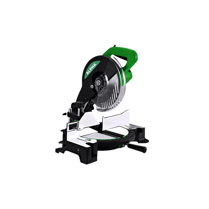 Alpha Belt Type Miter Saw 10" | 1650W - 2000W High-Torque Precision Wood & Composite Cutting Station | A93255