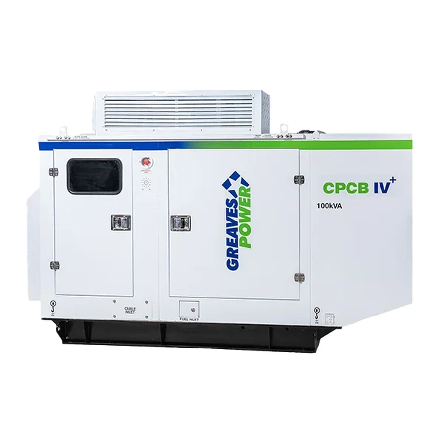 Greaves Prime Diesel Generator | 40 kVA to 100 kVA | Three Phase | Stamford Alternator | Acoustic Enclosure
