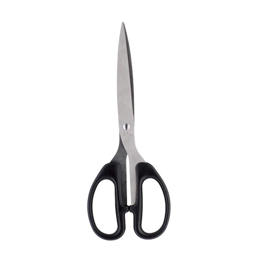 Deli Start Series 210mm (8.26") Large Scissors | 2.0mm Polished Stainless Steel Blade with Durable Ambidextrous Symmetric Handle (Pack of 12) | E6010