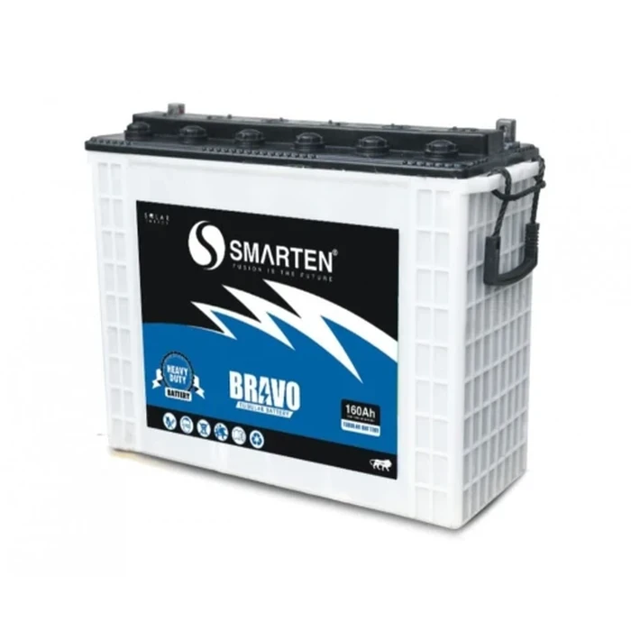 Smarten Bravo Series 12V Tall Tubular Heavy-Duty Inverter & Solar Deep-Cycle Battery (150Ah / 160Ah / 220Ah) | BRTT1500 / BRTT1600 / BRTT2200