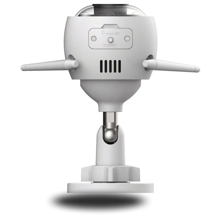EZVIZ H3 2K Outdoor Wi-Fi Security Camera | IP67 Aluminum Body with AI Human & Vehicle Detection, 30m Color Night Vision, Strobe Siren & 512GB Support | CS-H3-R100-1H3WKFL