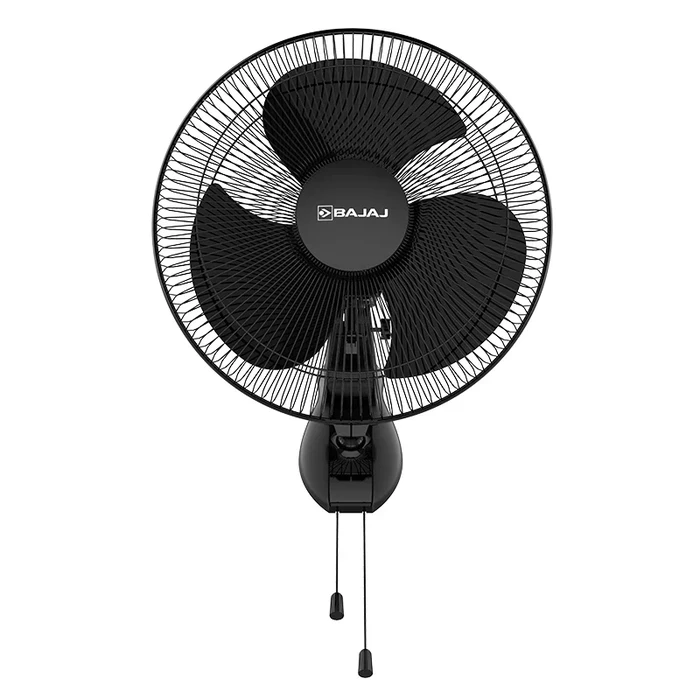 Bajaj Neo Spectrum 400MM High Speed Fan | 2150 RPM 100% Copper Motor 90 CMM Thermal Overload Protector All Black 252062