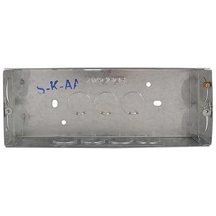 Anchor Concealed Galvanised Metal Boxes (3M to 18M) | 120 GSM Anti-Rust GI In-Wall Switchboard Flush Enclosures | 21452, 21791, 21463, 21485, 21736 & 21758