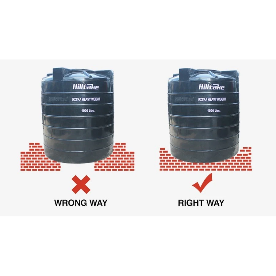 Hilltake Extra Heavy Coloured Water Tanks | Blue & Green | 500L to 2000L Capacity | Food-Grade UV-Stabilized Virgin Polymer | Reinforced Wall Logic for Algae-Free Water Storage