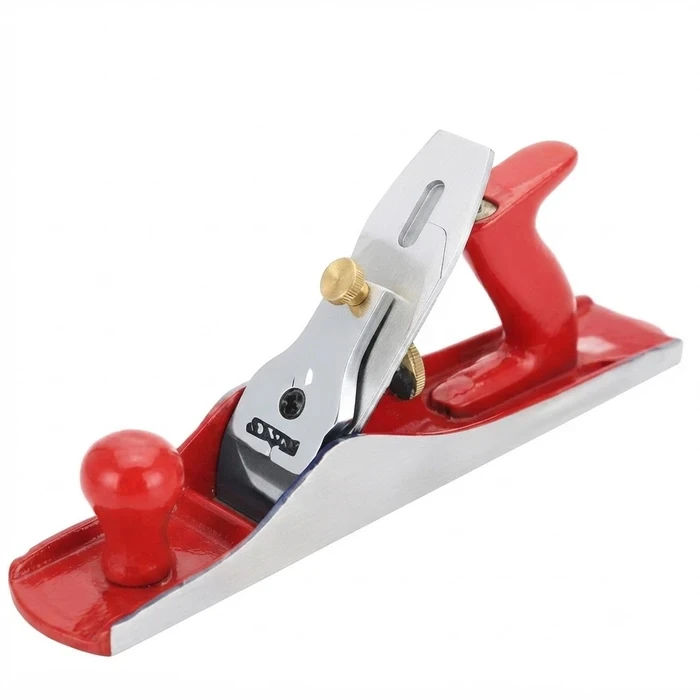 BAUM Professional Bench Jack Plane with Smooth Cast Base | Heavy-Duty EN8 Carbon Steel Cutting Blade & Painted Handles | Model ART 350 (No. 4 & No. 5 Formats)