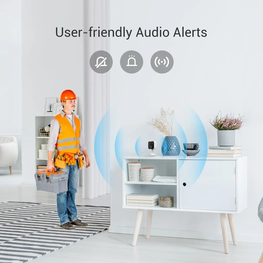 EZVIZ H1c 1080P Fixed Indoor Wi-Fi Camera - Two-Way Talk, Motion Alert  (CS-H1c)
