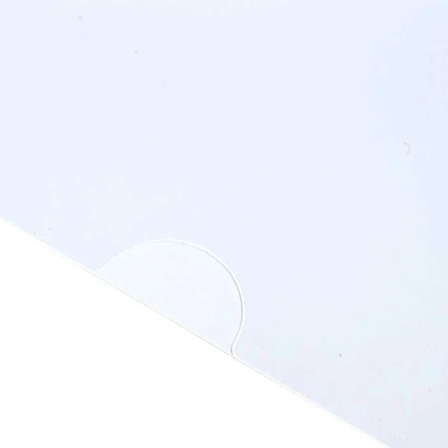 Deli A4 Report File Folder (10-Pack) | Heavy-Duty Polypropylene Document Presentation Cover with Fastener (White) | E5706