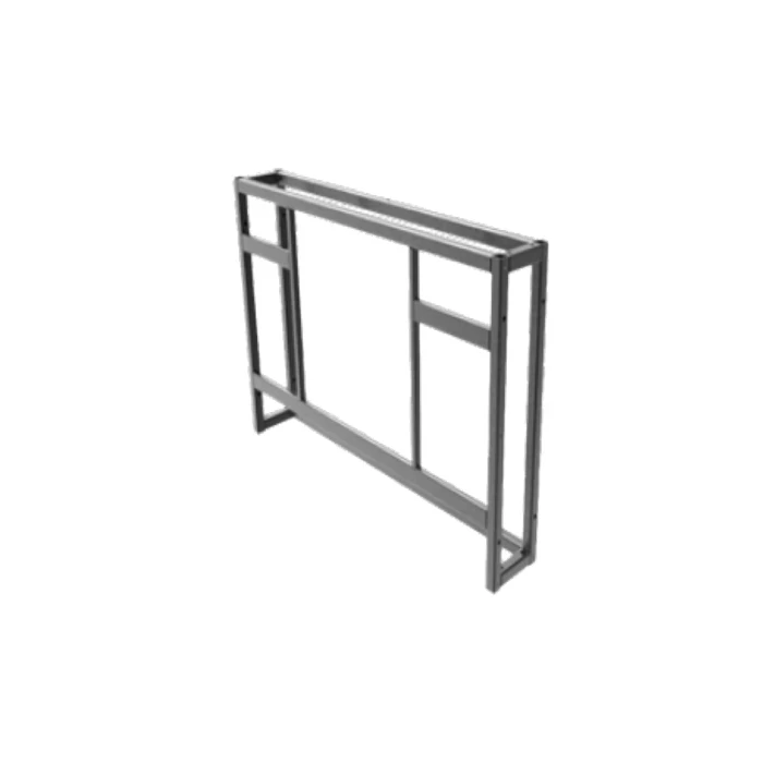 UNV HB-2346-P1-C (46") & HB-2355-P0-C (55") Modular LCD Video Wall Vertical Stand Structure | Square Steel Floor Mounting Frame for Splicing Displays