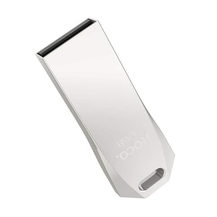 HOCO High-Speed Flash Drive | USB 2.0 Transfer Logic | Zinc Alloy Structural Matrix | 16GB 32GB 64GB 128GB | UD4