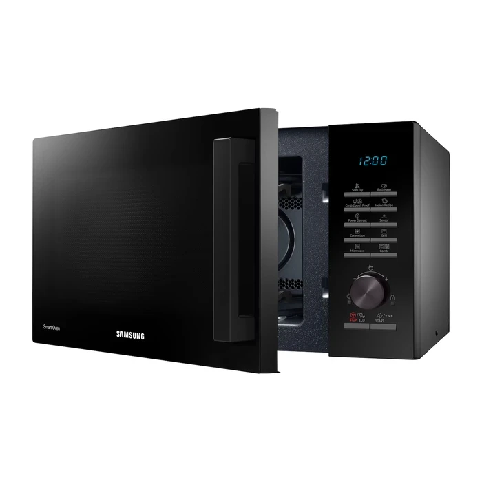 Samsung 28L MC28A5145VK/IM Convection Microwave Oven | Smart Moisture Sensor SLIM FRY™ Dough Proof Ceramic Enamel Cavity Turntable On/Off Black